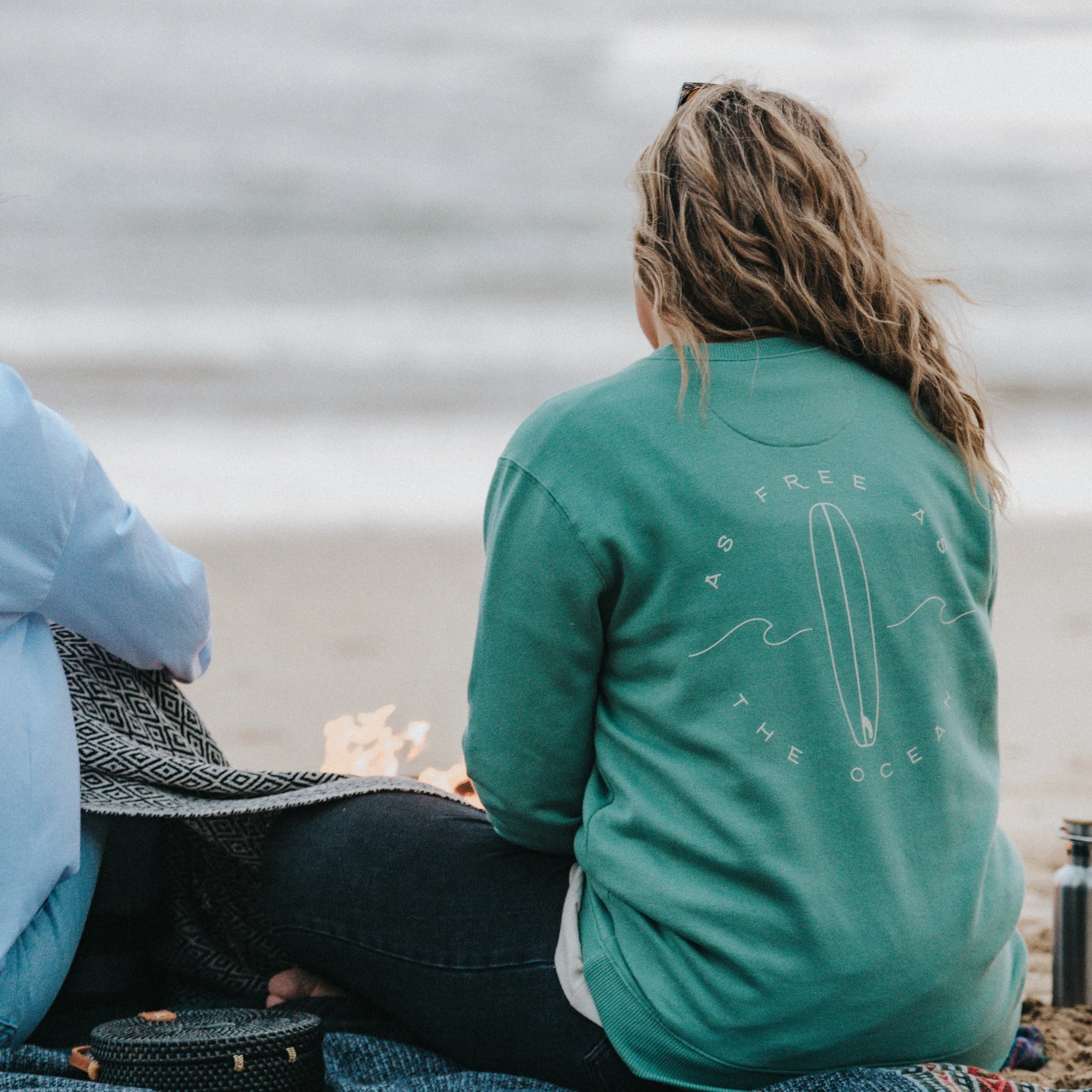 As Free As The Ocean Organic Sweatshirt