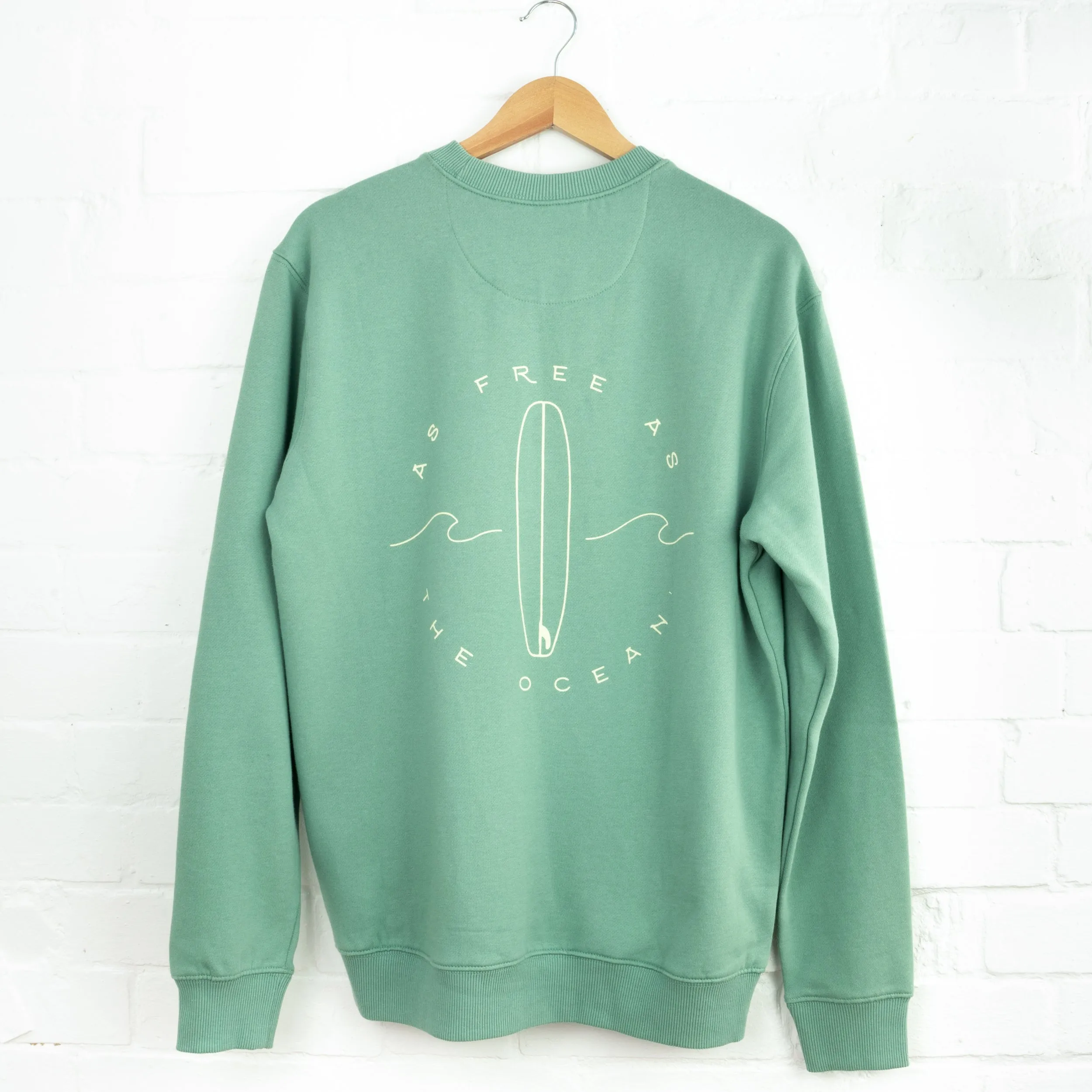 As Free As The Ocean Organic Sweatshirt