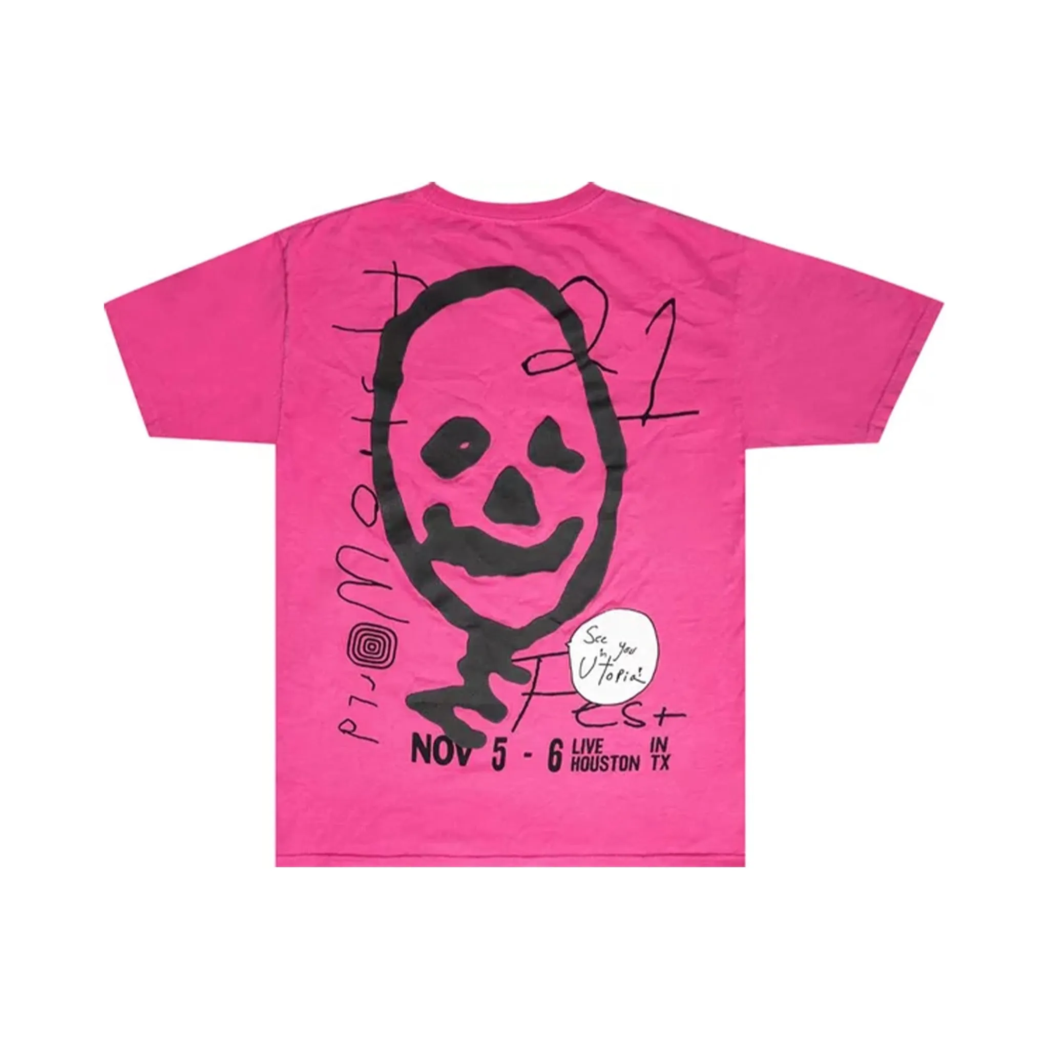 Cactus Jack by Travis Scott Other Side T-Shirt 'Pink'