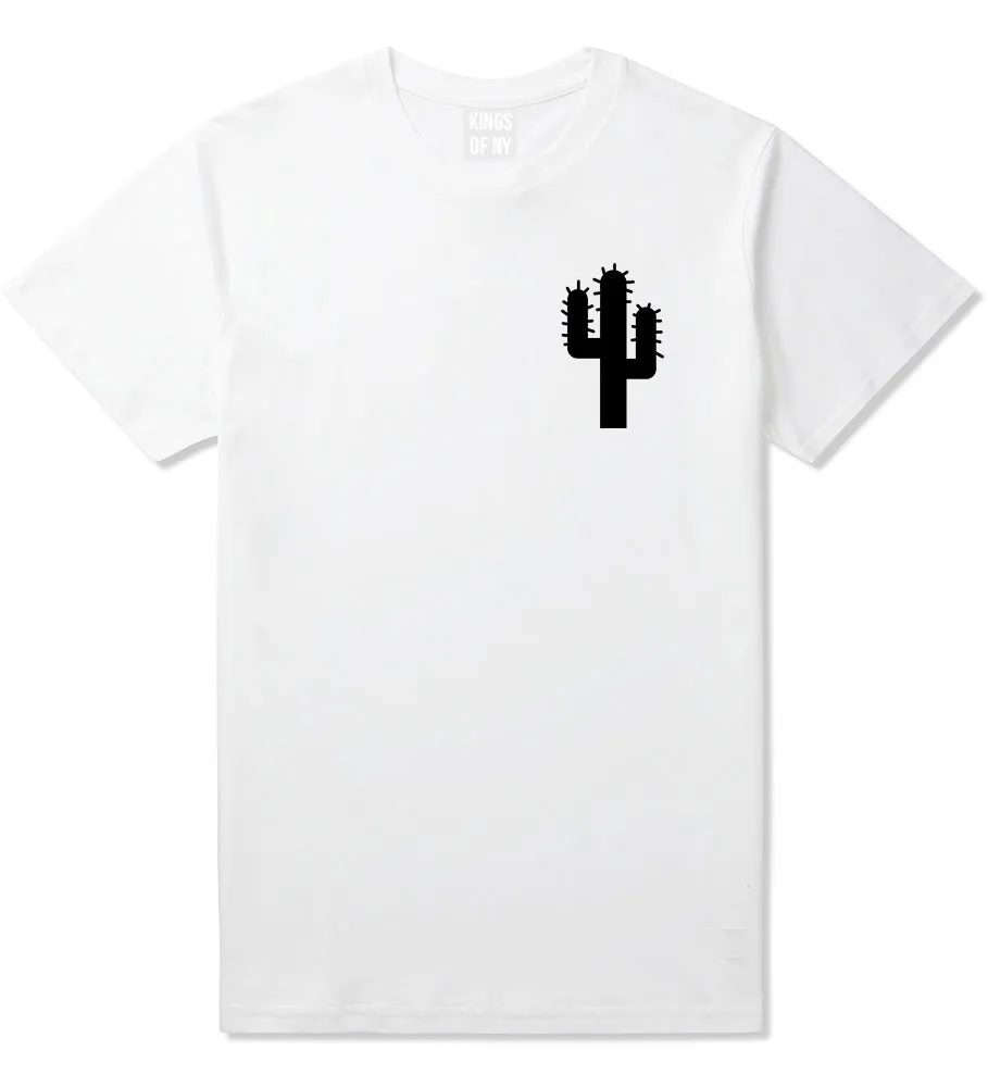 Cactus Logo Chest Mens T-Shirt