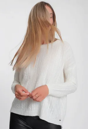 Cream Cable Knit