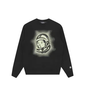 GLOW ASTRO CREWNECK - BLACK