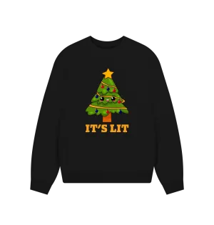 It's Lit Women's Oversized Christmas Jumper