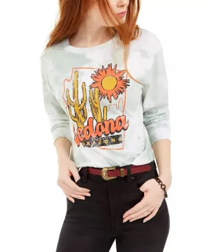Love Tribe Juniors' Sedona Graphic T-Shirt Green Size Large