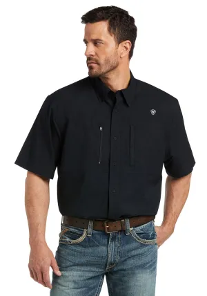 Men's VentTEK Classic Fit Short Sleeve Shirt, Black