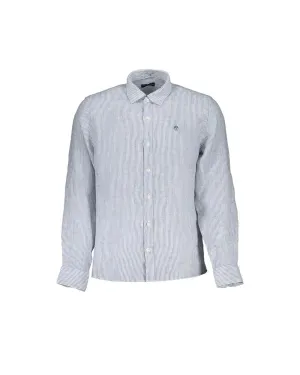 North Sails Men's Blue Linen Shirt - S