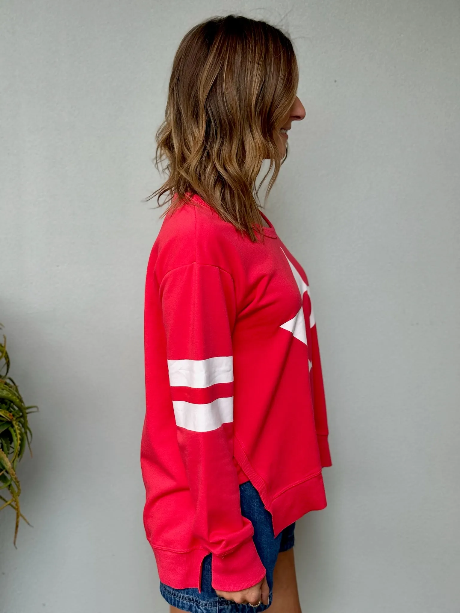 Sunderland Super Heart Sweatshirt - Cherry Red