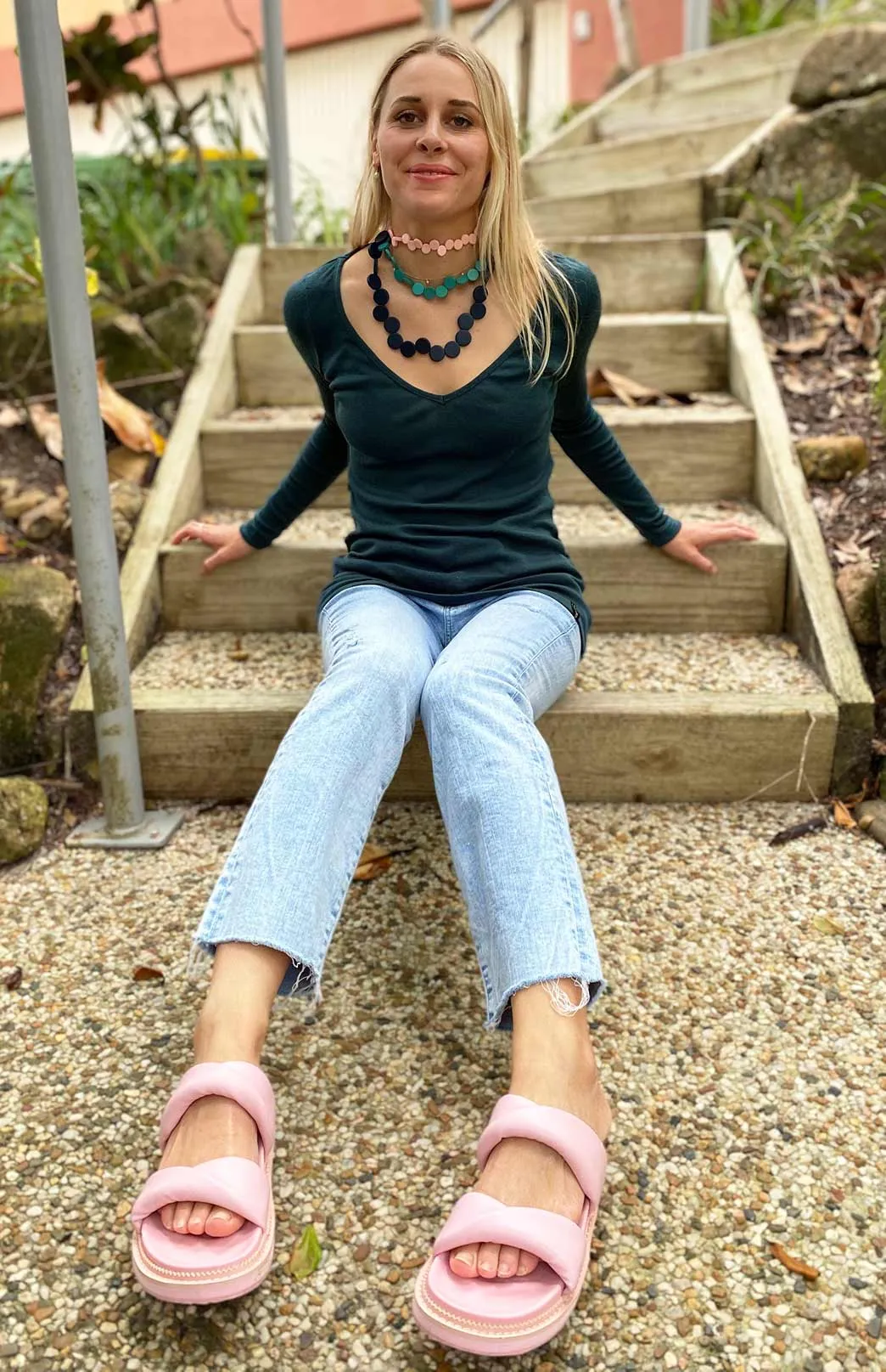 V-Neck Top - Rib (size 10)