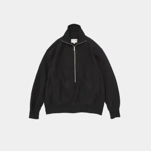 Zip up Fleece Jumper | Black