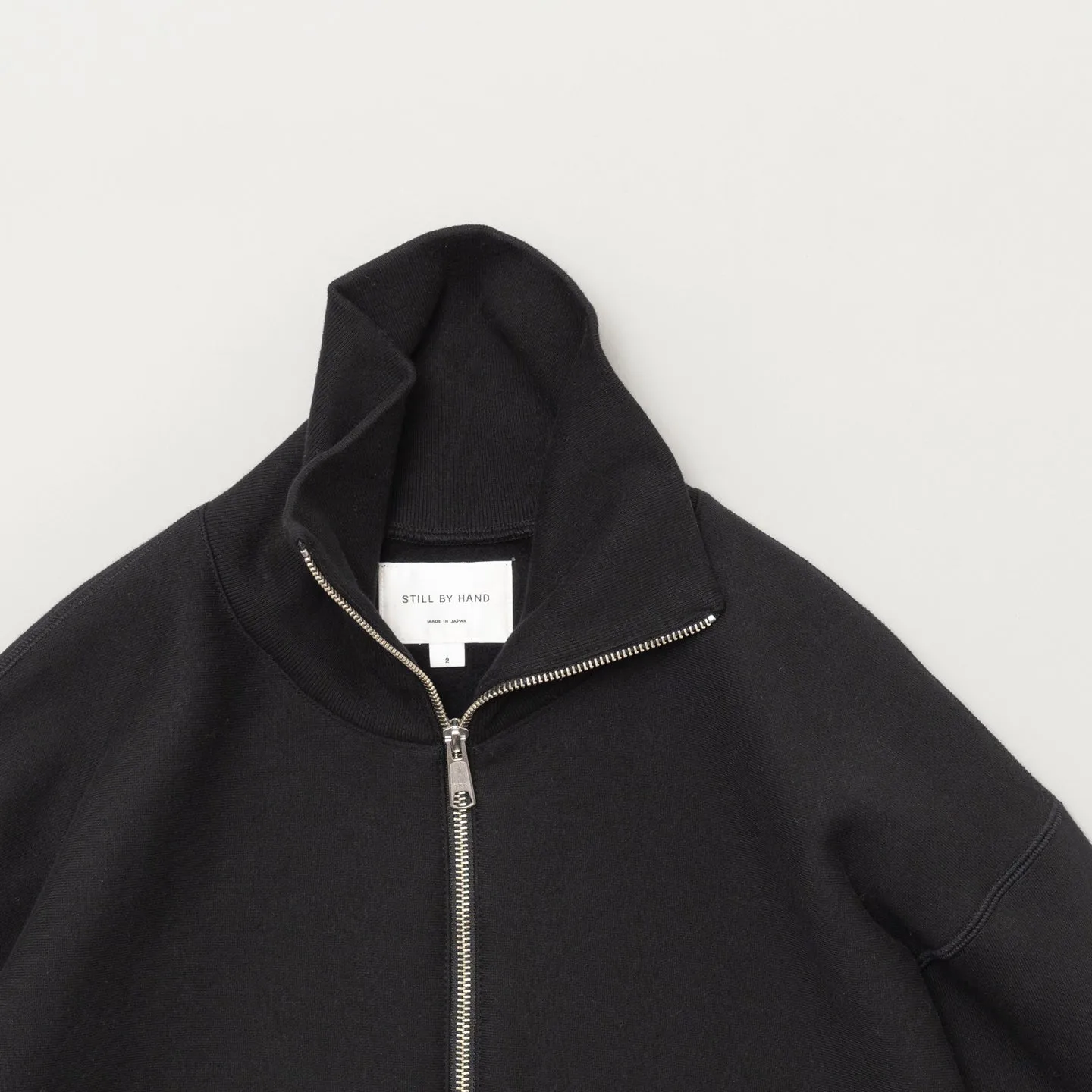 Zip up Fleece Jumper | Black